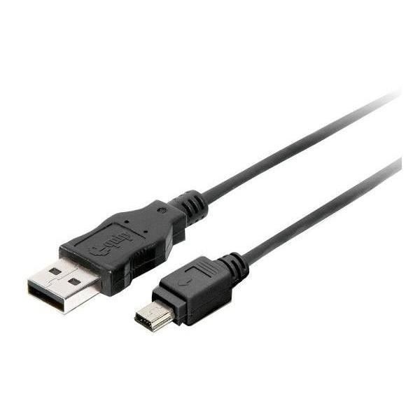USB-kabel - EQUIP - USB-A / Mini han-kontakt 5 pinnar - Dubbel skärmning - 1.8m