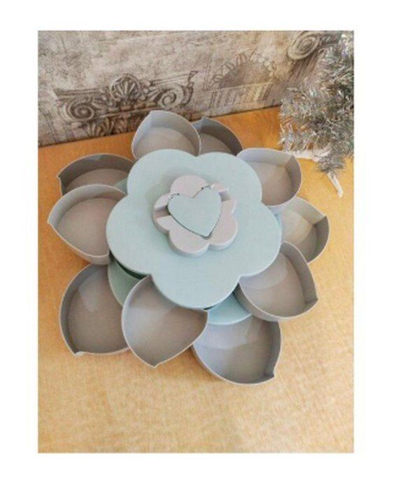 Assiette tournante pour bonbons, noix et toutes sortes d'aliments