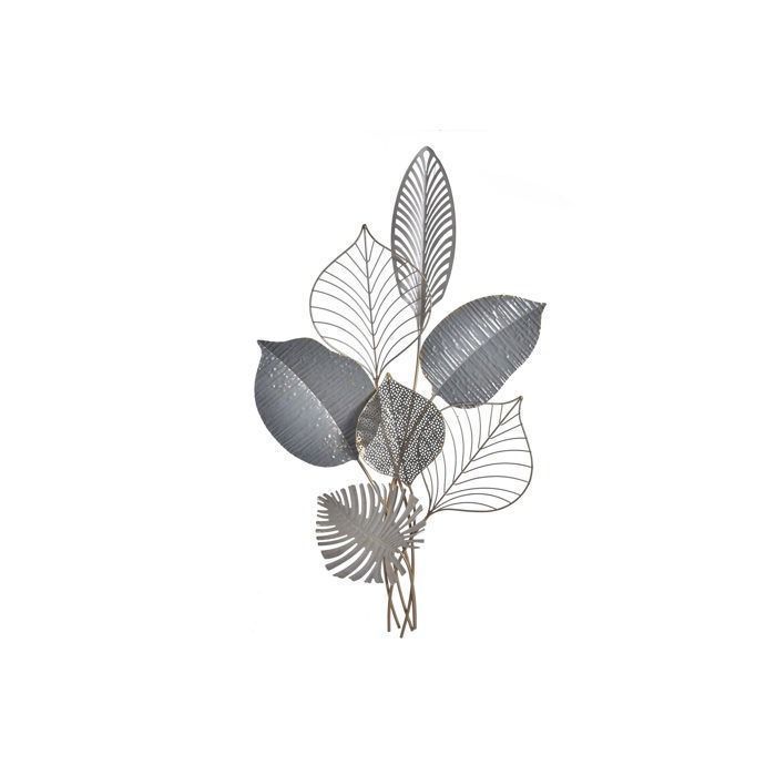 Décoration murale - FEUILLES - Métal - 55x6,5x94 cm - Vert - Design contemporain