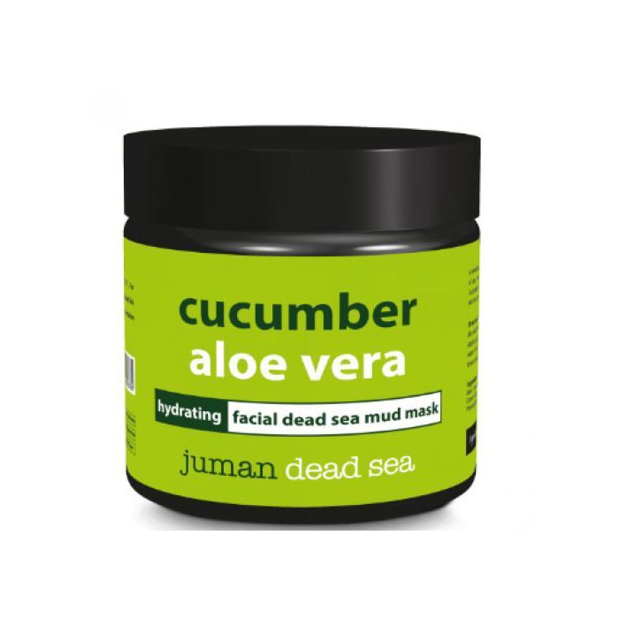 Masque à la boue de la mer Morte avec extrait de concombre et d'aloe vera
