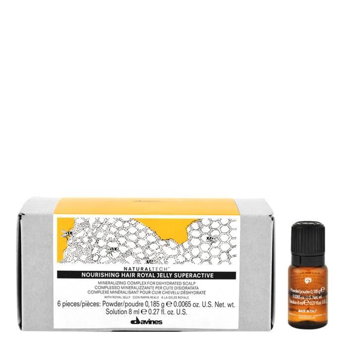 Ampoules Nourishing Hair Royal Jelly Superactive 6x8ml Davines.