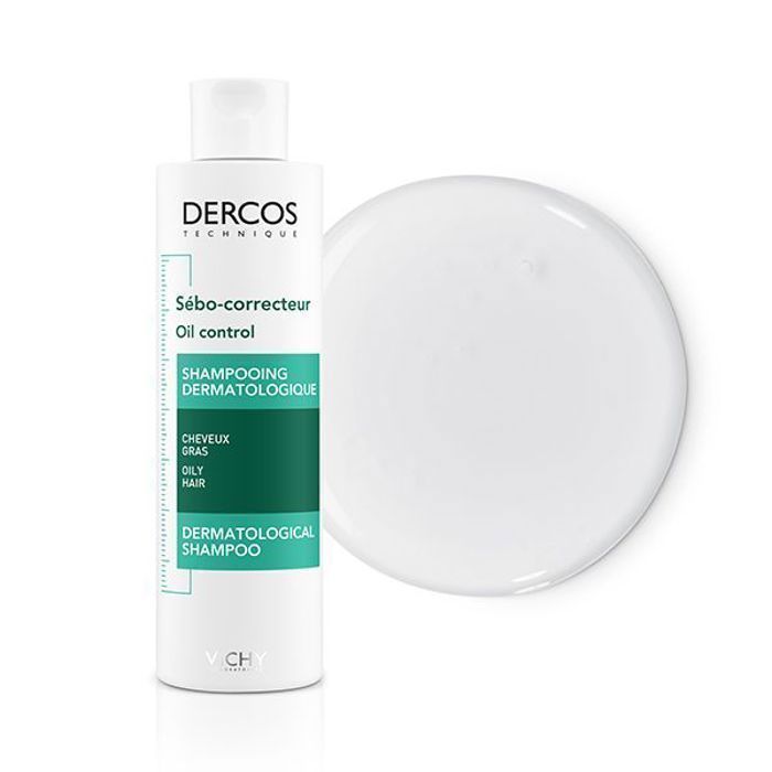 VICHY - Dercos Shampoing Traitant Sébo-Correcteur Cheveux Gras - 200ml