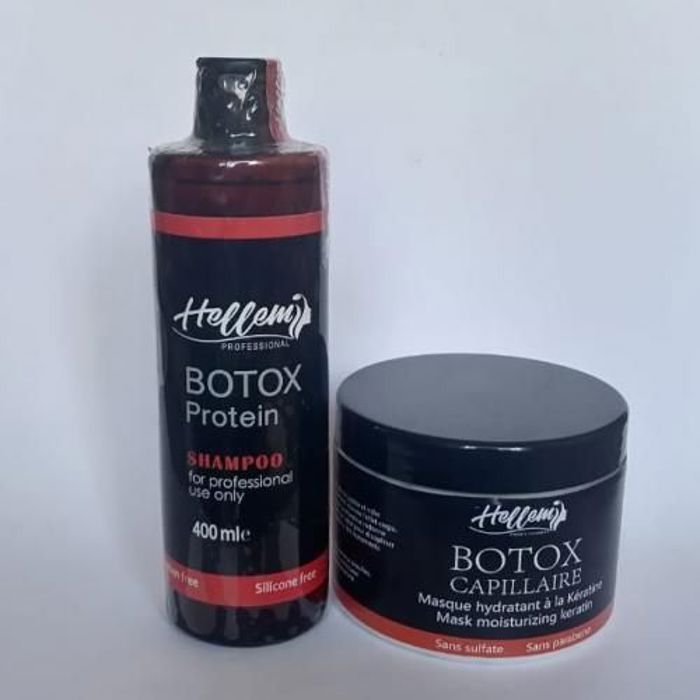Hellem Shampoing et masque a l'huile d'argan sans sulfate sans paraben sans silicone