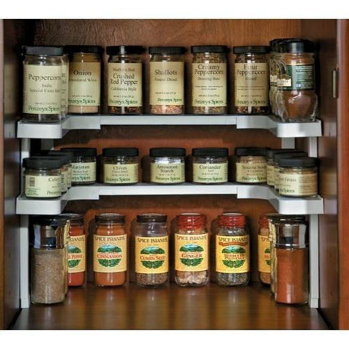 Spicy Shelf Étagère épicée  Avec 2 Niveaux de panneaux
