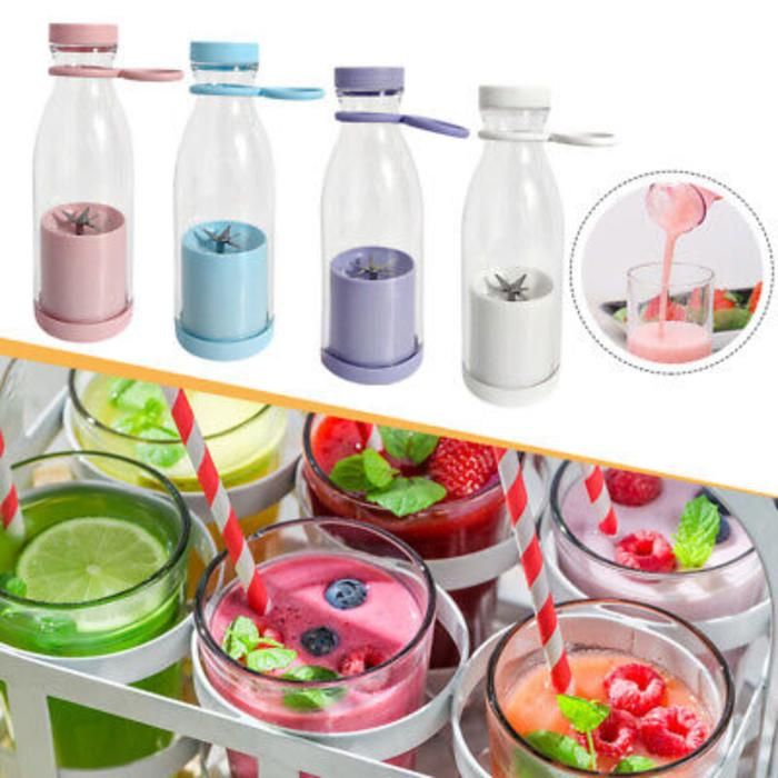 Mixeur portable rechargeable usb smoothie (Couleur aléatoire)