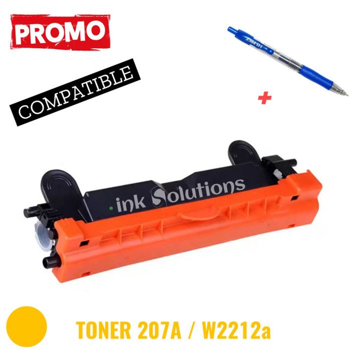 Toner 207A / W2212A YELLOW pour Color LaserJet Pro - COMPATIBLE
