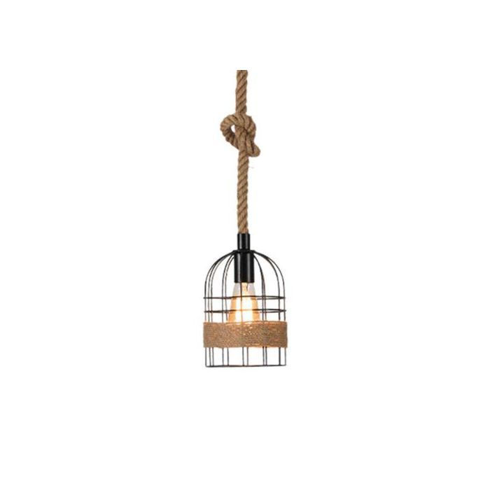 Suspension cage corde vintage style américain E27