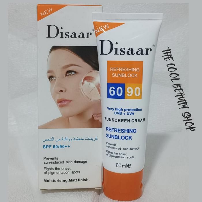 Disaar Ecran Ideal Soleil CRÈME 60_90SPF imperméables pour peaux sensibles sèches
