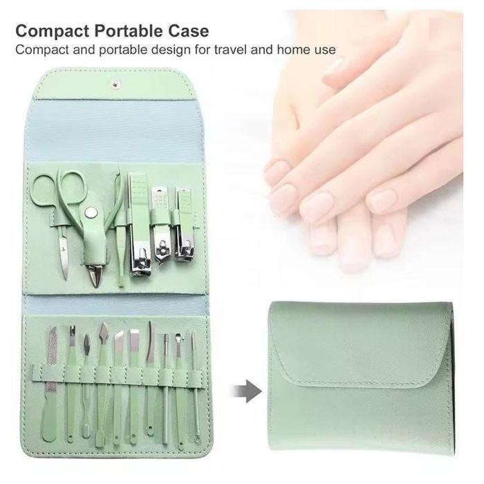 Kit Complet de Manucure & Pédicure Professionnel avec Étui Élégant - Couleur : Aléatoire