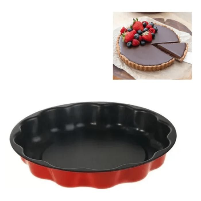 Moule à gâteau rond antiadhésif 30×5 cm – Cuisson homogène et démoulage facile