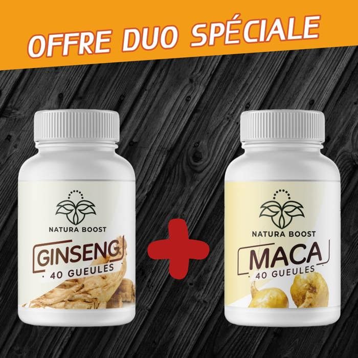 Pack Performance Maximale - maca + ginseng