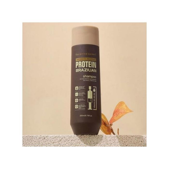 Keratine queen shampooing hydratant à la protéine brésilienne pour tous les types de cheveux