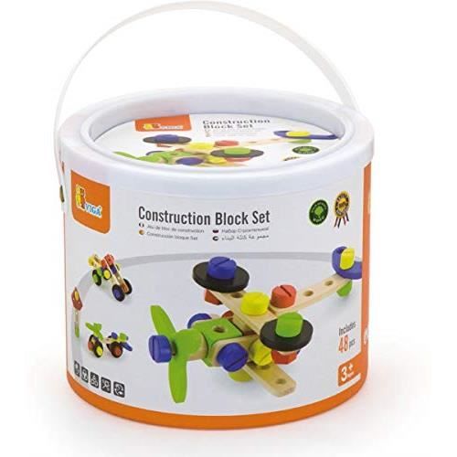 The Original Toy Company Viga Toys(R) Wooden Construction Block Set