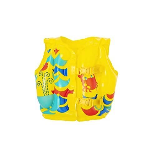 Gilet de sauvetage - BESTWAY - 32069 - Gonflable - Vinyle résistant - Enfants 3-6 ans