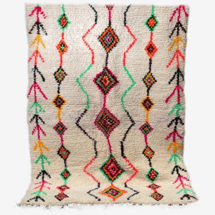 Tapis - SAFIA - Azilal - Fluo - Rectangulaire - Laine Berbère - 150x245cm