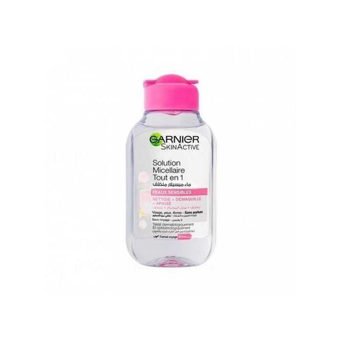 Eau Micellaire - Garnier - Démaquillante Apaisante - 100 ml - Peaux Sensibles - Biodégradable
