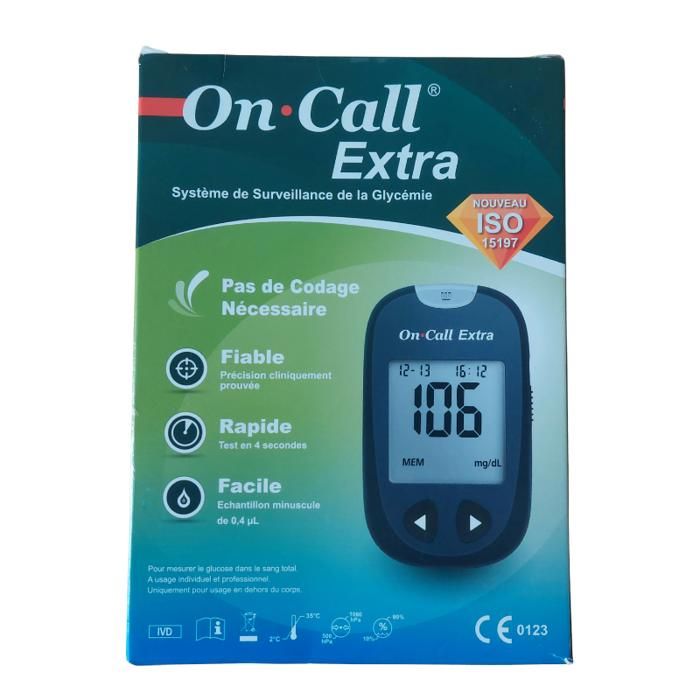 On Call Extra Kit Lecteur De Glycémie