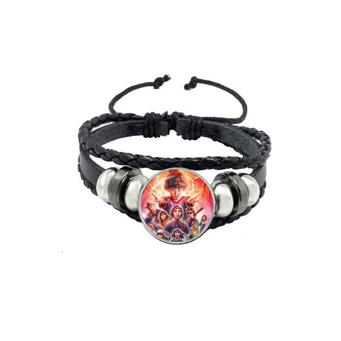 Bracelet En Cuir Stranger Things Season 4 5 HD Cosplay Serie Netflix