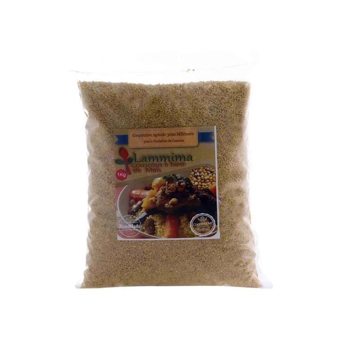 Couscous de maïs sachet en plastique 1kg - LAMMIMA