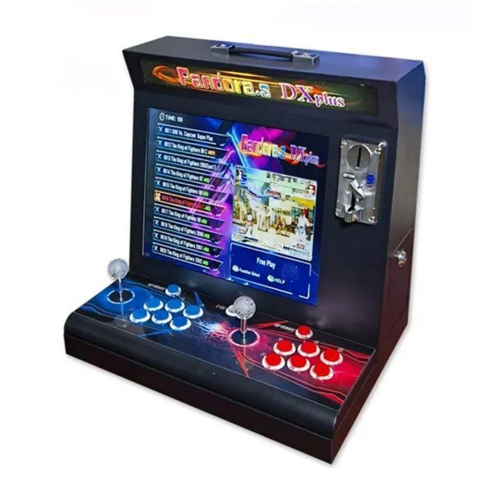 Borne d'arcade portable - Pandora's - DX Plus - Écran haute résolution - Double joystick - Compacte