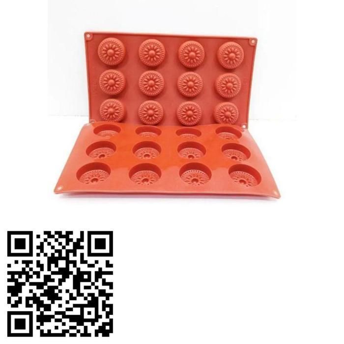 Moule en Silicone Mini à 12 Trous – Idéal pour Cupcakes et Mini Gâteaux