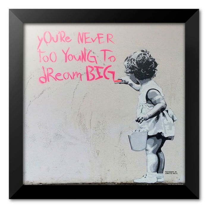 Cadre  BRANDALISED WALLPAPER GIRL 30x30