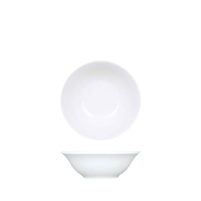 Bol à salade - Porcelaine - 17.8 cm - Blanc - Compatible lave-vaisselle - Élégant