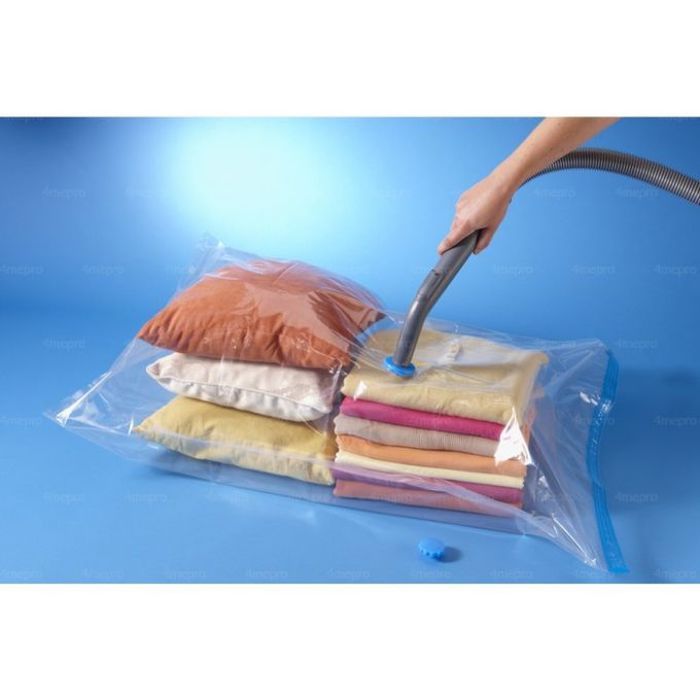 Housse de rangement sous vide plate 80 x 110 cm