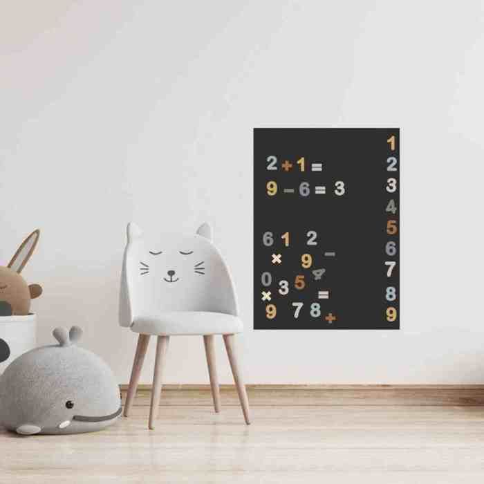 Chiffres magnétiques - 100 magnets