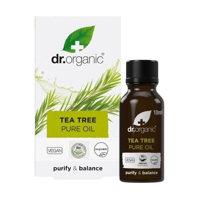Huile Pure Tea Tree - Dr Organic - 10ml - Jaune - Adulte - Mixte