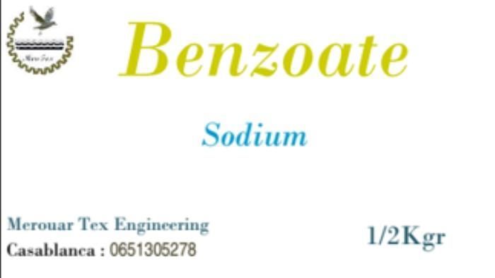 1/2Kgr Benzoate de sodium