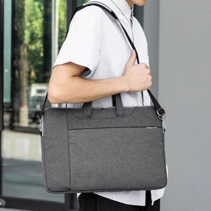 15 Pouce Sacoche pour ordinateur ,Housse pour Pc portable laptop, gris