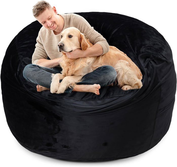 POUF BEAN BAG XXL NOIRE