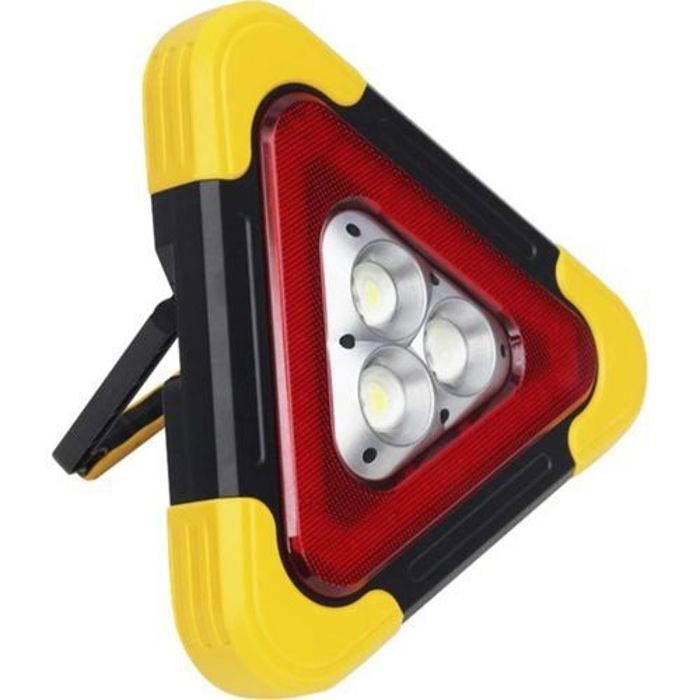 Lampe de travail multifonctionnelle COB avec voyants d'avertissement à énergie solaire - Hurry Bolt