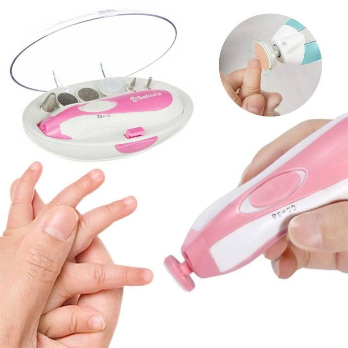 Coupe-ongles Électrique Multifonctionnel Pour Bébés Et Adulte 8 Pièces