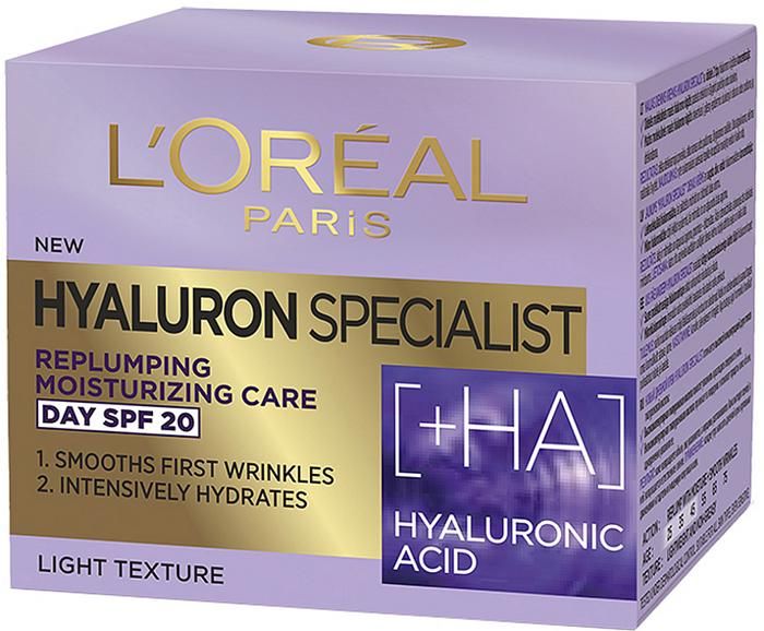 L'Oréal Paris Hyaluron Expert Soin Repulpant Hydratant Jour SPF 20 50 ml