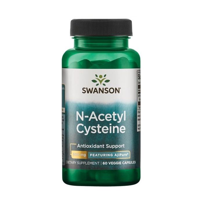 Swanson, NAC, N-acétyl-L-cystéine, 600 mg, 60 capsules végétariennes