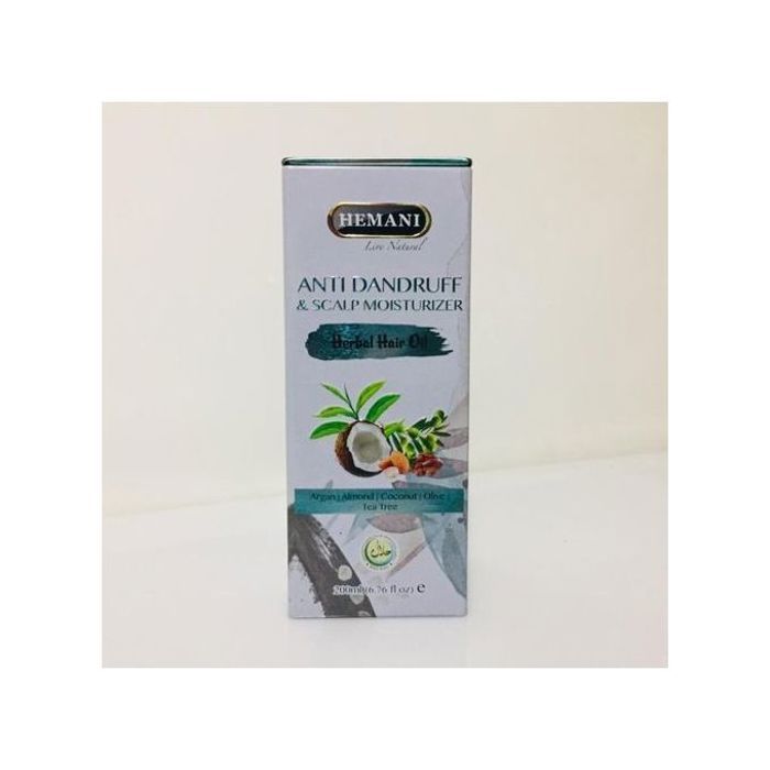 Hemani Huile Capillaire a base coco Antipelliculaire et Hydratante Cuir Chevelu 200ml