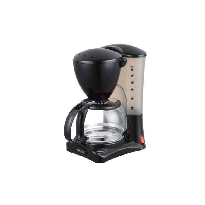 Cafetière - KRÖHLER - PECM-617 - 6 tasses - Noir - Pour adultes
