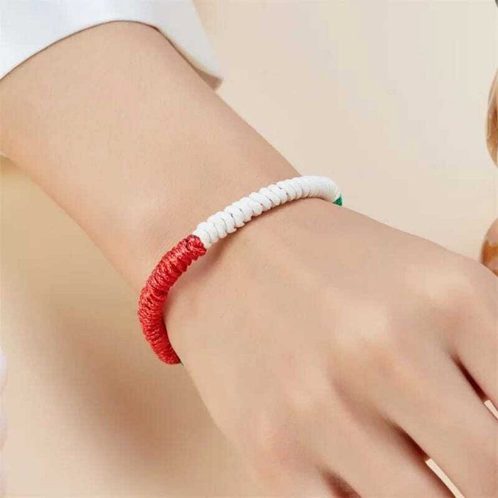 Bracelet - Palestine - Corde Tressée - Ajustable - Unisexe - Couleurs Symboliques