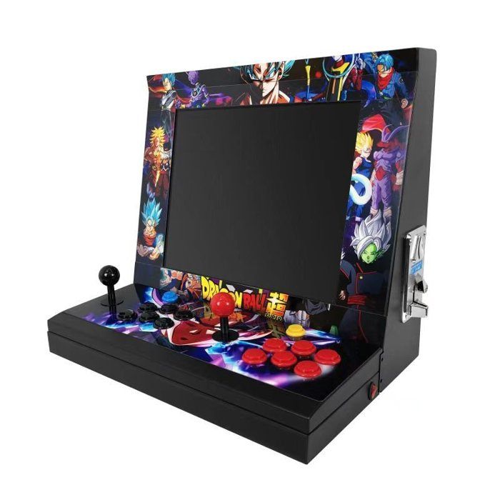 Borne d'Arcade - Dragon Ball - Écran HD 19" - 2 Joueurs - Monnayeur intégré - LED dynamique