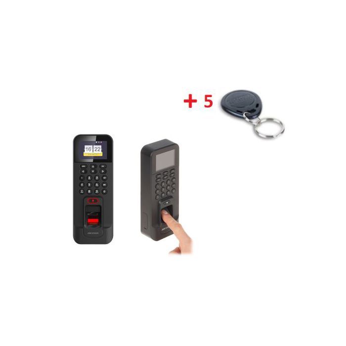 Contrôle d'accès - Hikvision - Digicode - WIFI/RJ45 - 5 Tags RFID - 3000 utilisateurs