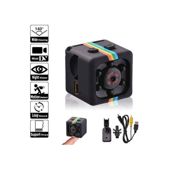 Mini Dv Camera Mini SQ11 1080P caméscope HD avec vision nocturne