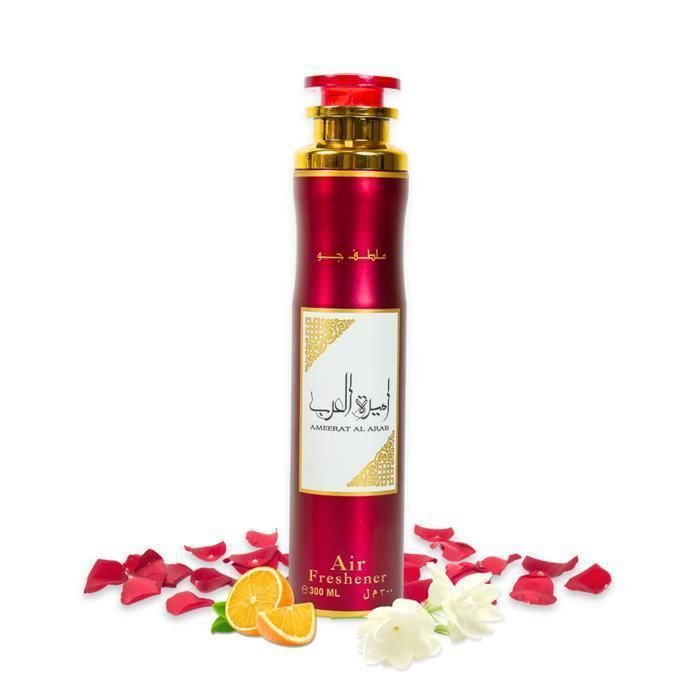 Désodorisant d'intérieur - LATTAFA - AMEERAT AL ARAB - 300ml - Notes fruitées - Élimine les odeurs