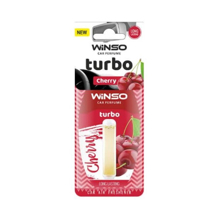 Parfum auto - WINSO - TURBO - Cerise - Élimine les odeurs - Design moderne