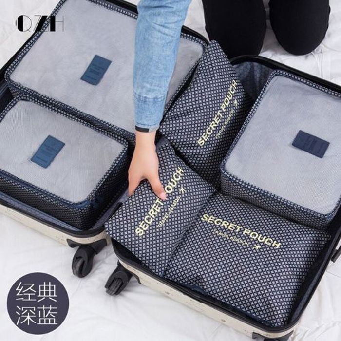 6Pcs Sac rangement de vêtements Voyage pour les valises