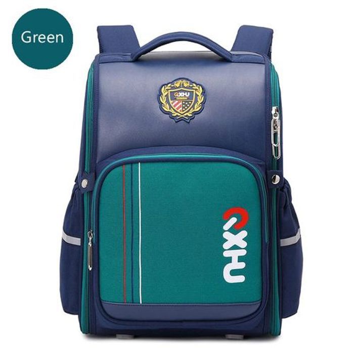 Cartable scolaire d'enfants, Sac à dos Solide d'école Vert