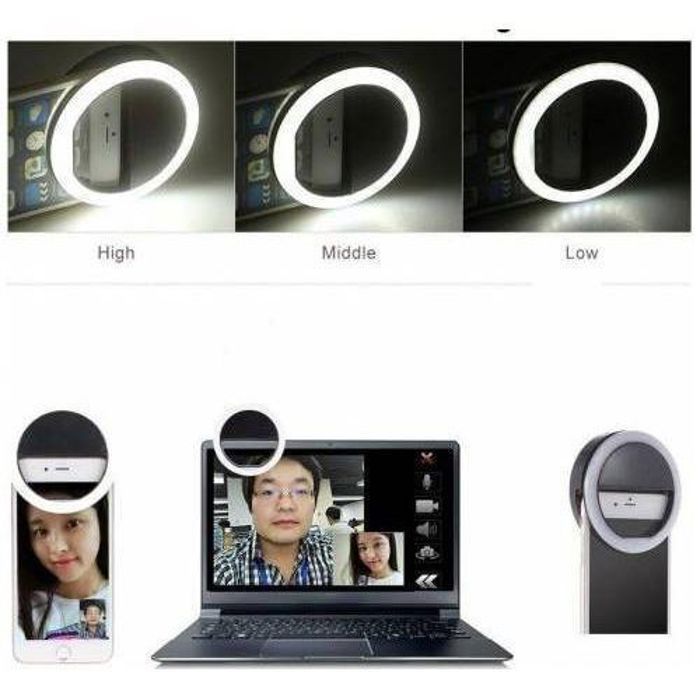 NATURALOVE Appareil De Flash à Lumière LED Selfie Light