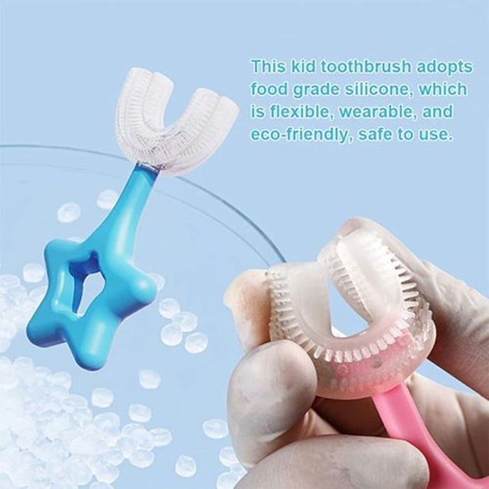 Brosse à dents en Silicone pour bébé en forme de U