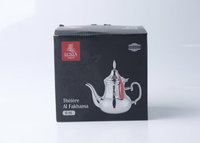 Théière - LUXUS - T341 - 800ml - Inox - Gris